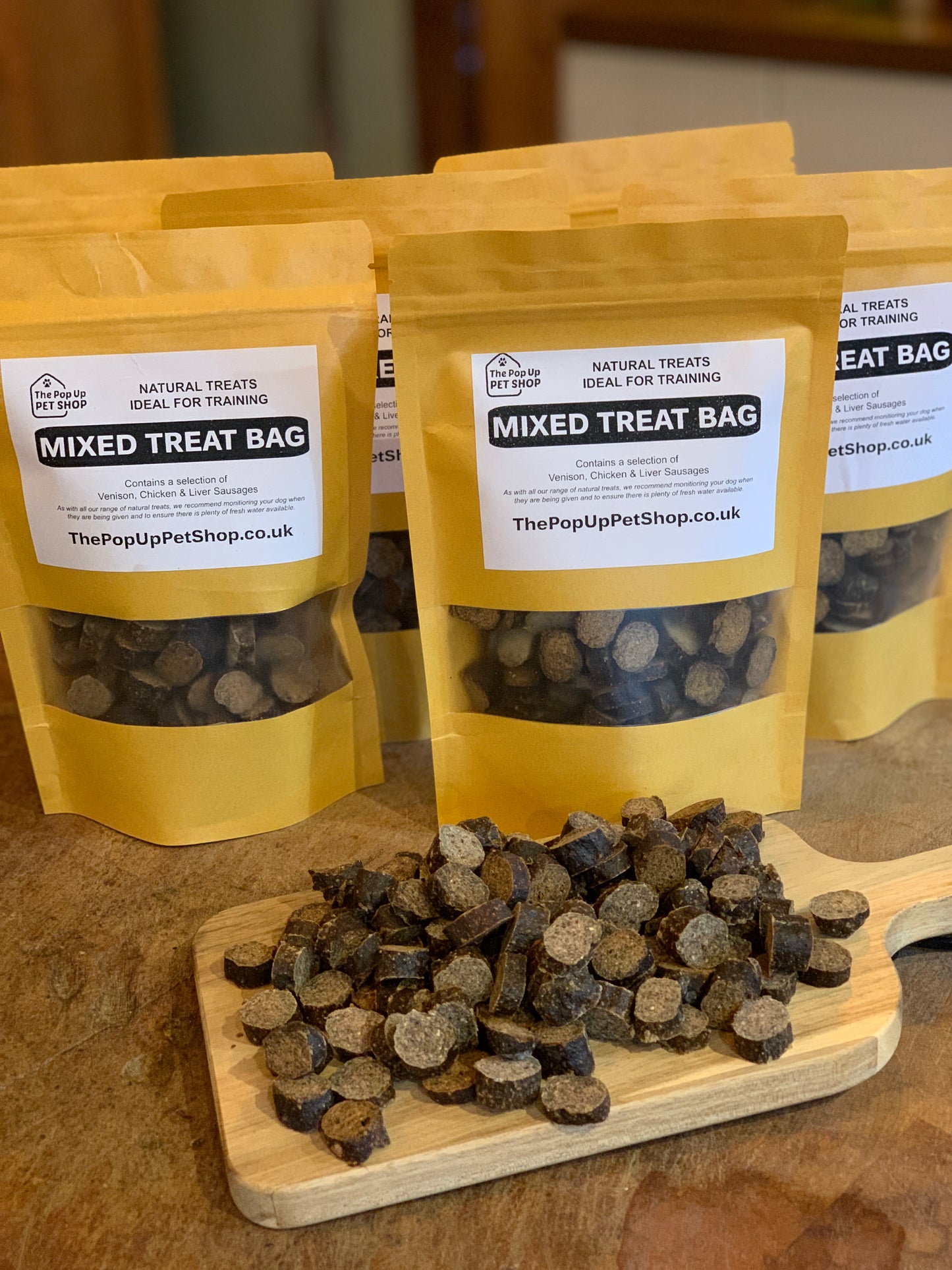 Treat Bag (Duck, Chicken, Black Pudding, Venison) + Chicken & Sweet Potato