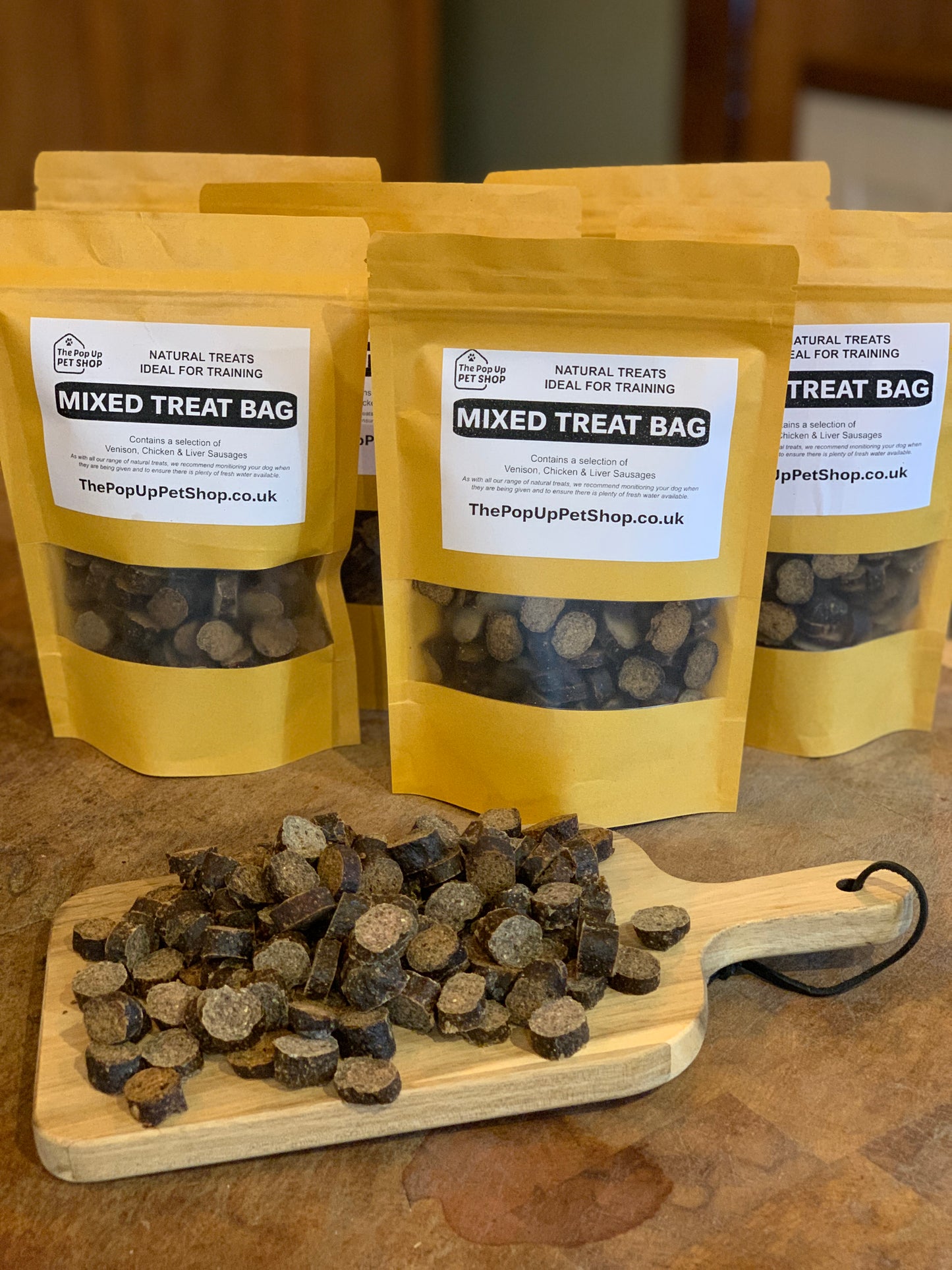 Treat Bag (Duck, Chicken, Black Pudding, Venison) + Chicken & Sweet Potato