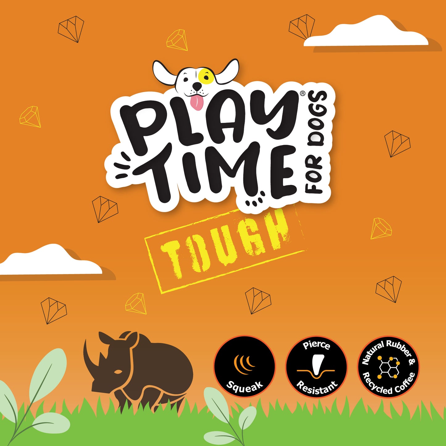 Tough Coffee Grounds Hippo