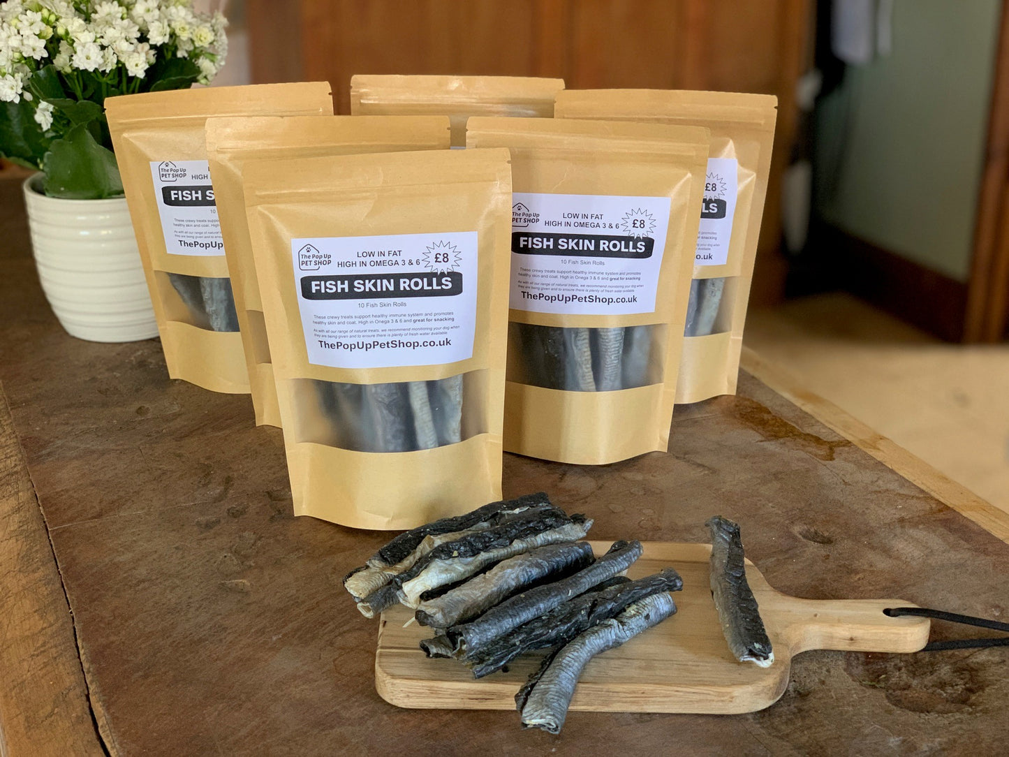 Fish Skin Rolls