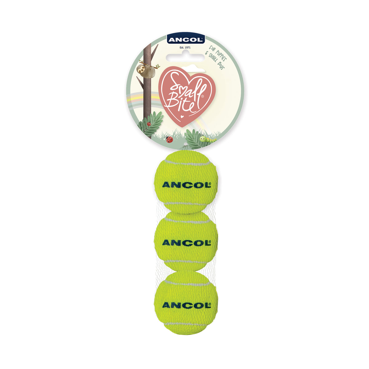 Small Bite Tennis Ball Trio