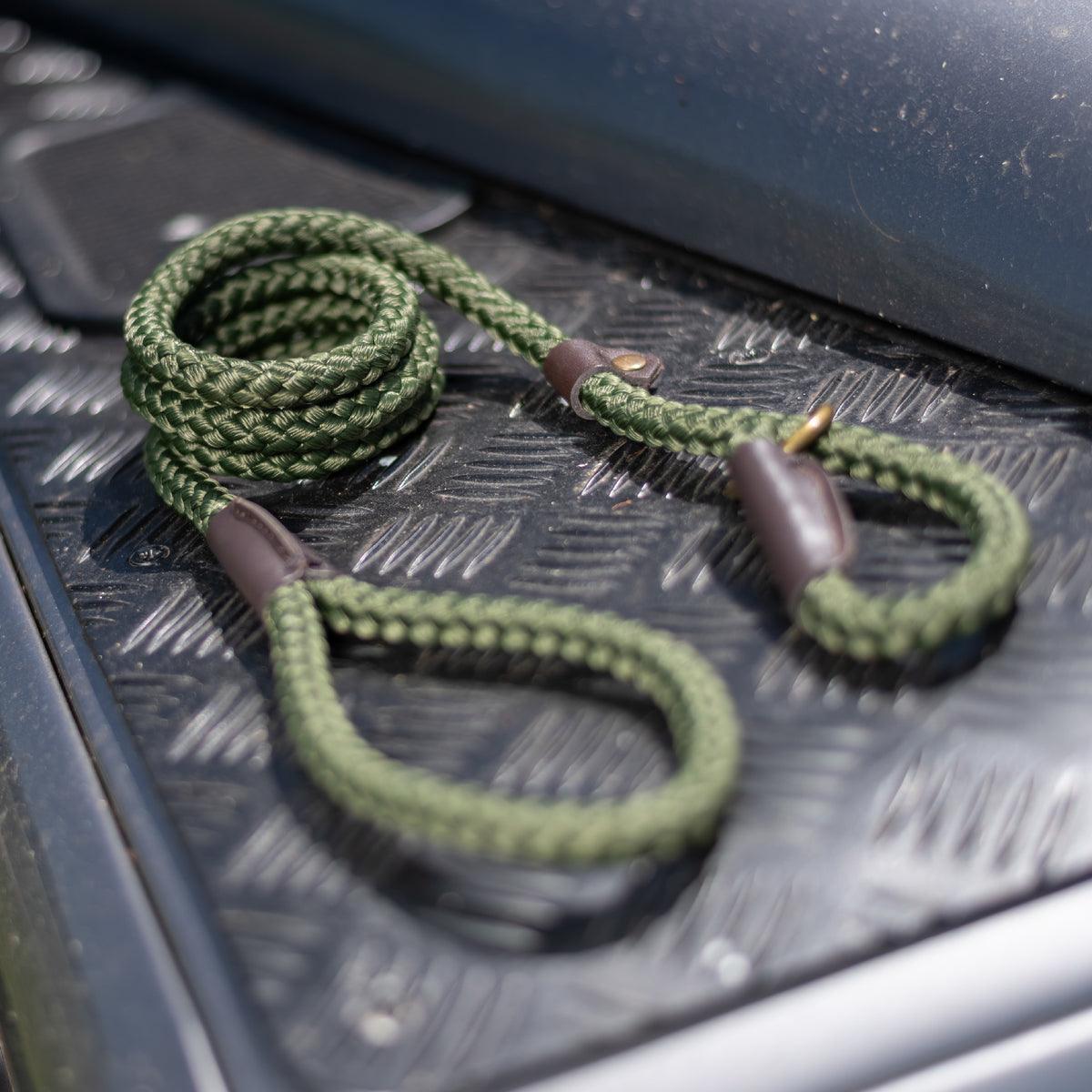 Heritage Rope Slip Lead Green